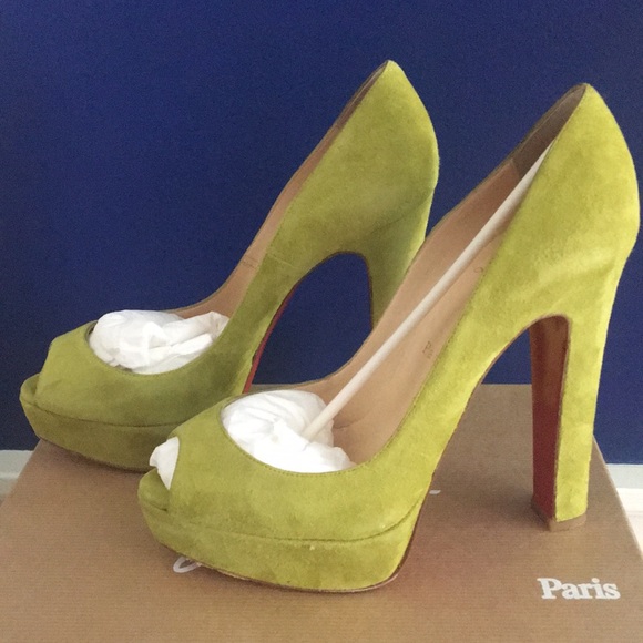 Christian Louboutin Suede Heel - Picture 5 of 6